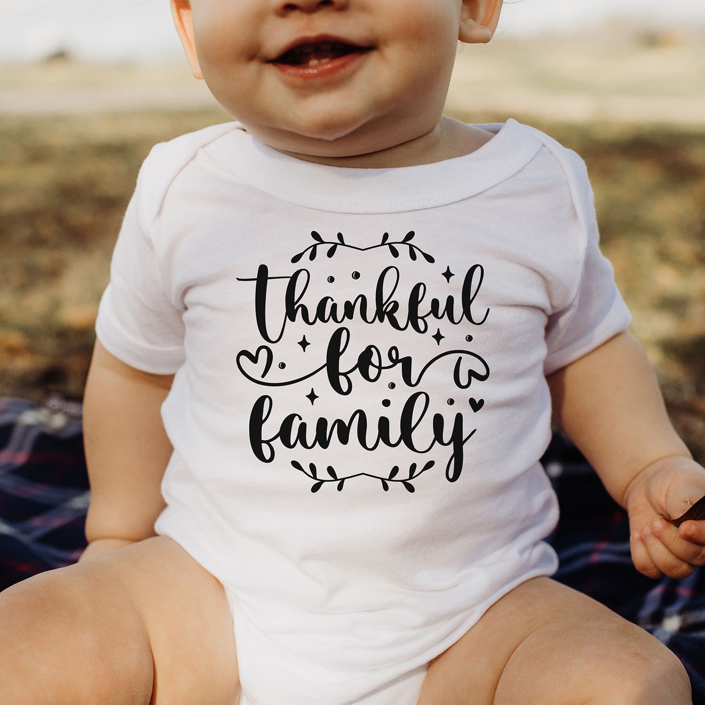 "Thankful For Family" Graphic