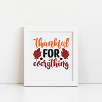 "Thankful For Everything" Graphic
