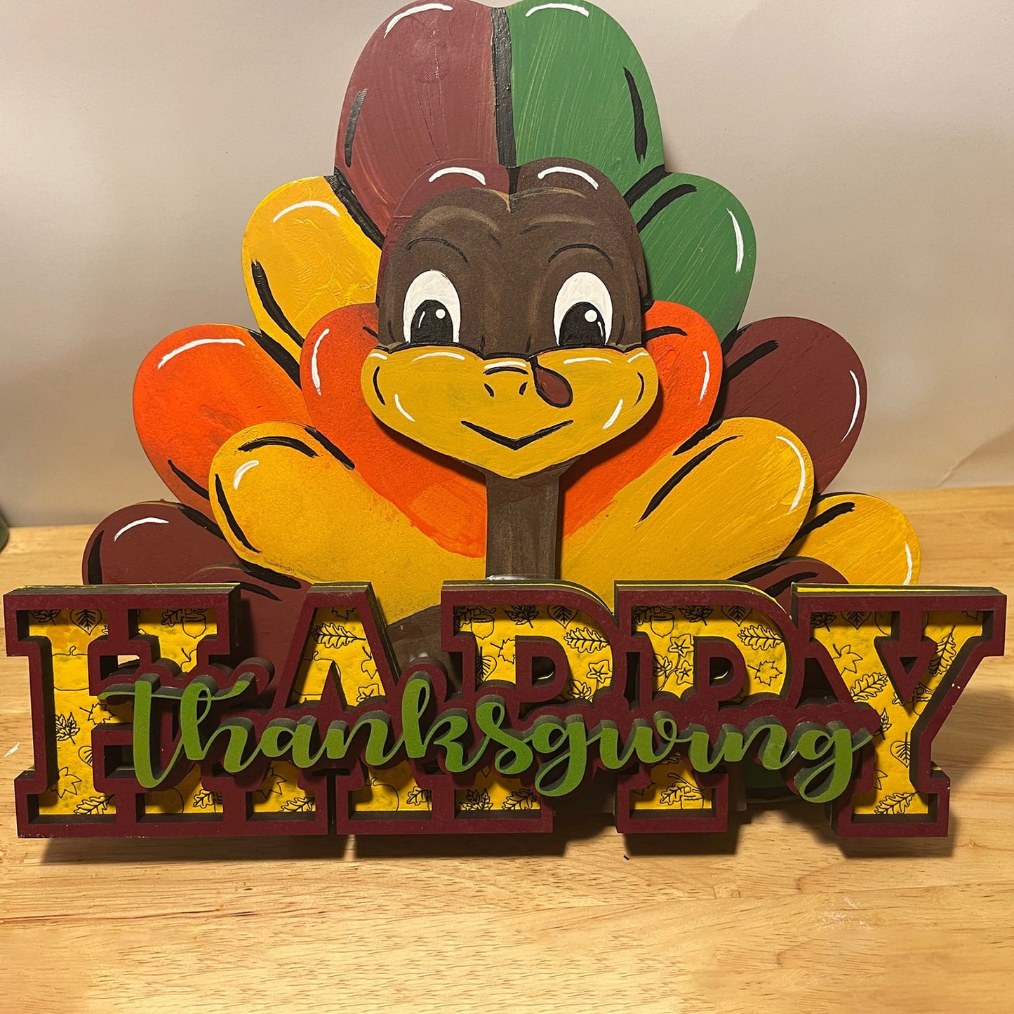 Thanksgiving Turkey Centerpiece Table Decor