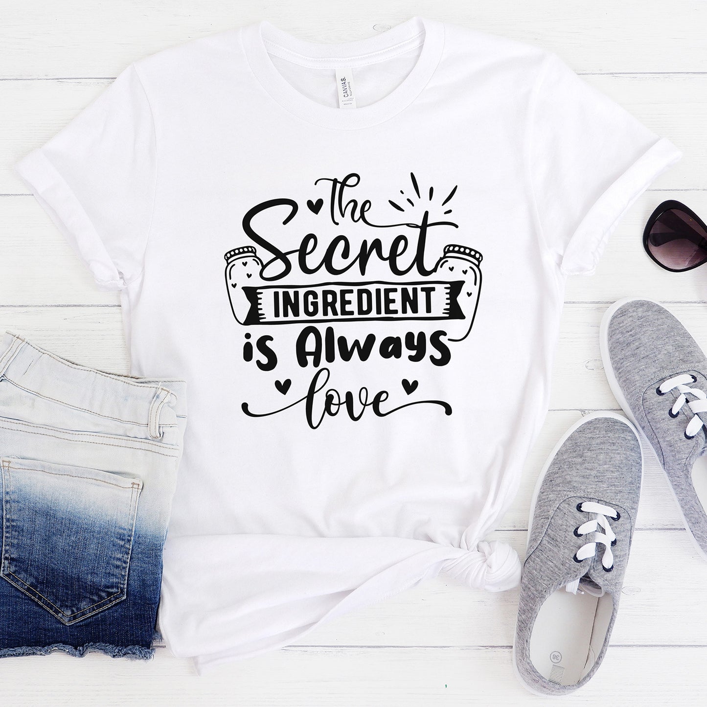 "The Secret Ingredient Is Always Love" Graphic