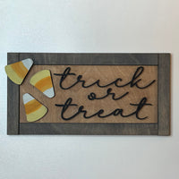 Trick or Treat Candy Corn Halloween Wall Décor