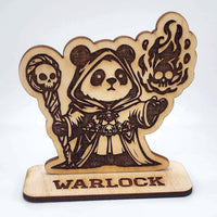 Warlock Panda Game Piece with Stand