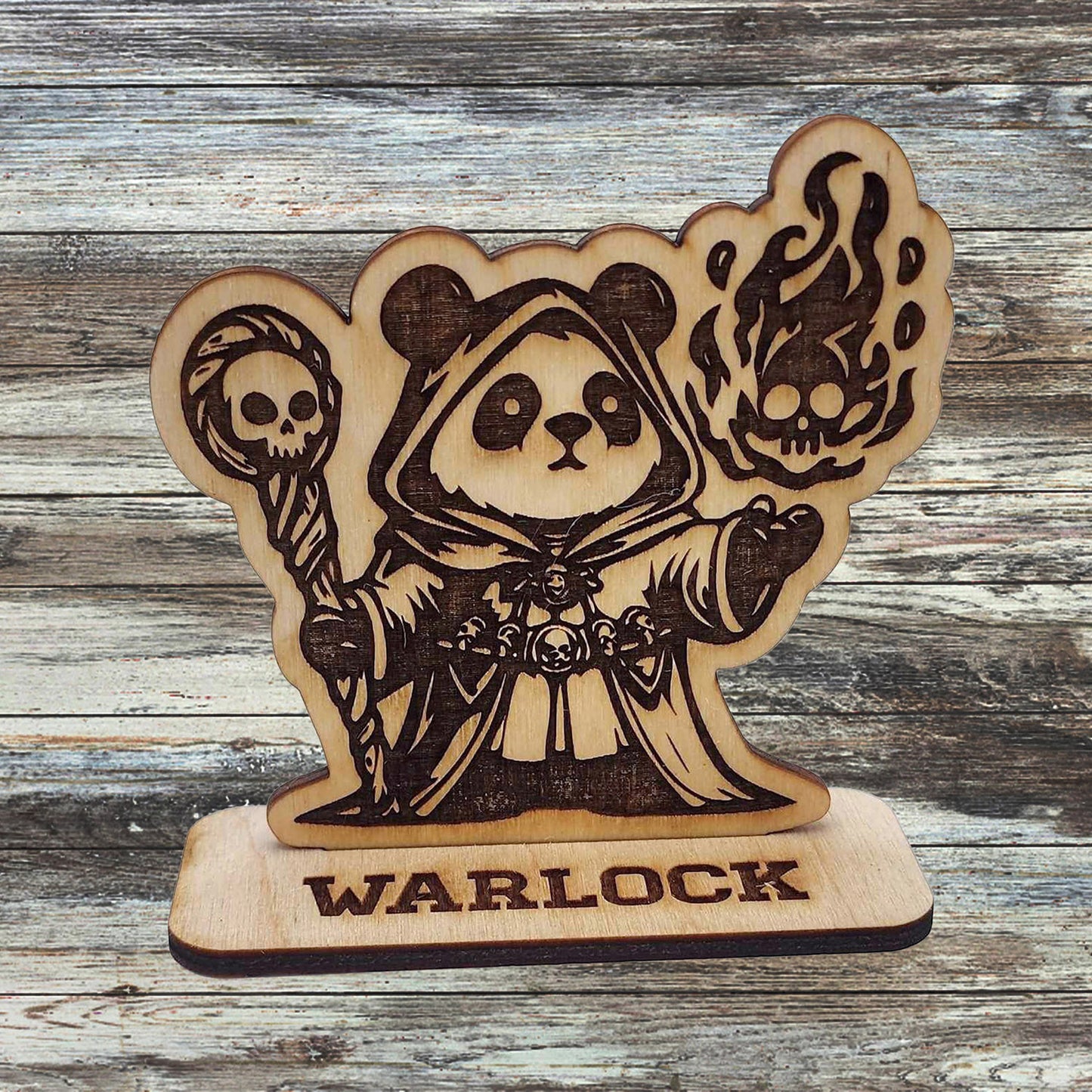 Warlock Panda Game Piece with Stand