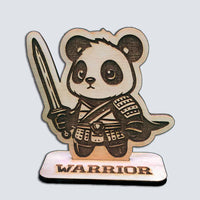 Warrior Panda Game Piece with Stand