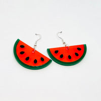 Watermelon Slices Earrings (Set of 2)
