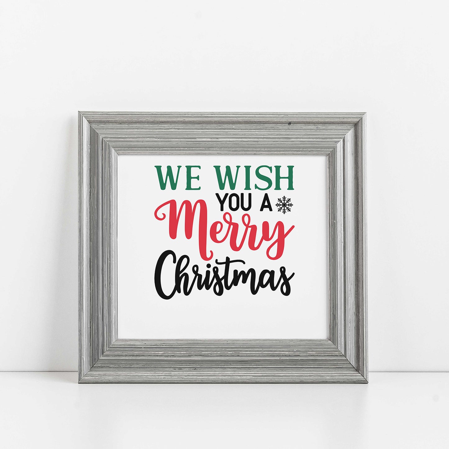"We Wish You A Merry Christmas" Graphic