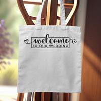 "Welcome To Our Wedding" Graphic