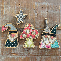 Whimsical Gnomes Magnet Collection (Set of 4)