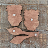 Whimsical Owl Magnet Collection (Set of 3)