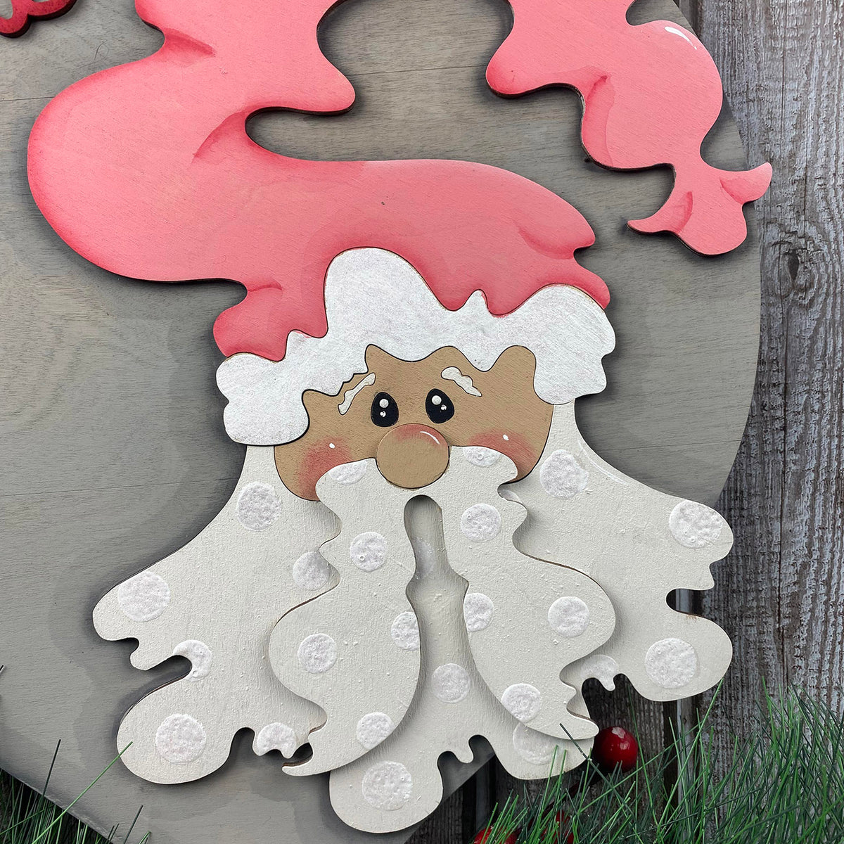XL Whimsical Santa Ornament Sign – Glowforge Shop