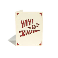 Yay Go You! Greeting Card