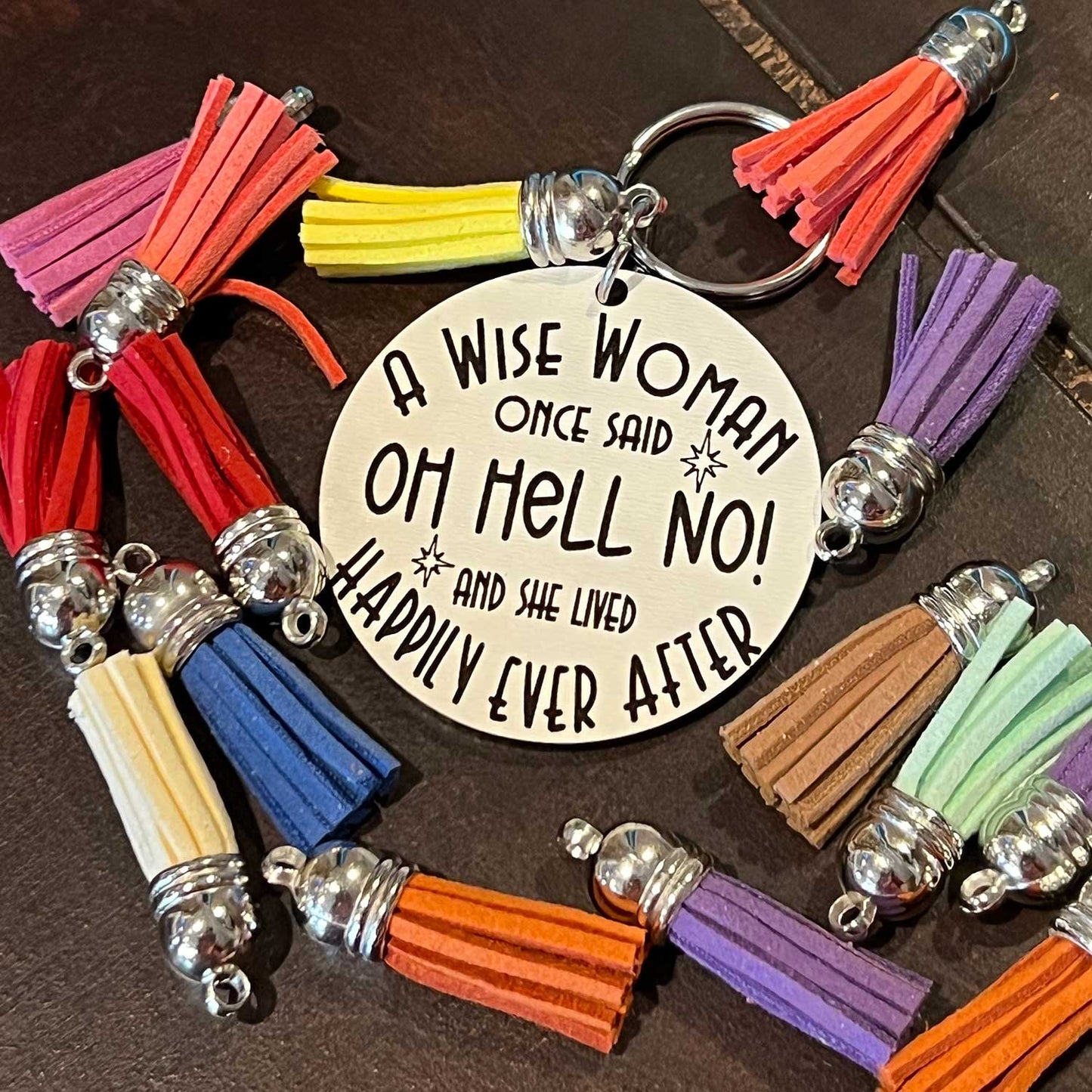 A Wise Woman Keychain - Glowforge
