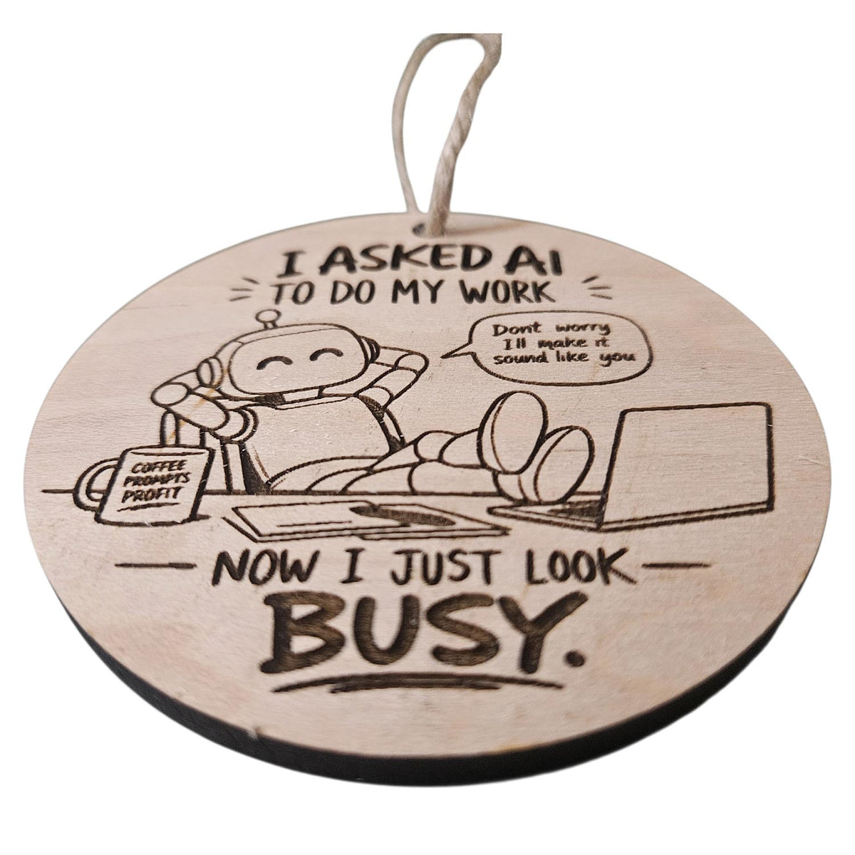 AI Christmas Ornament- Glowforge