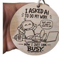 AI Christmas Ornament - Glowforge