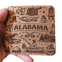 Alabama Coaster Design - Glowforge