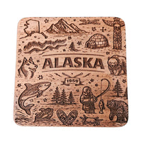 Alaska Coaster Design - Glowforge