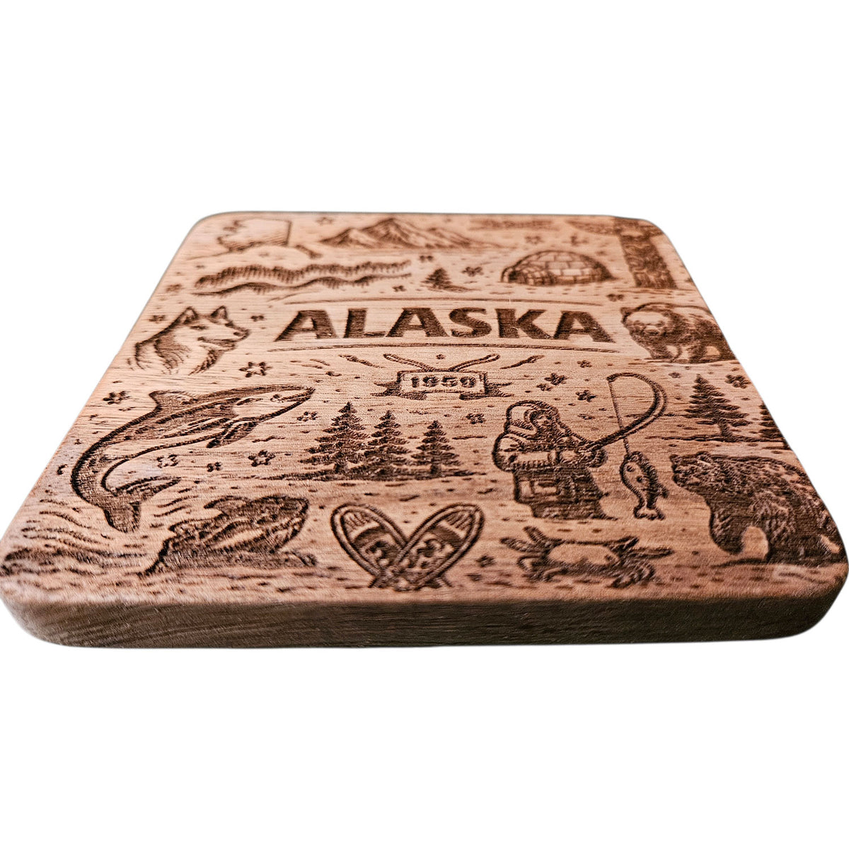 Alaska Coaster Design - Glowforge