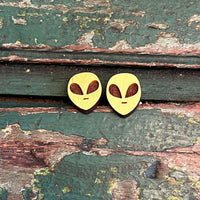 Alien Stud Earrings - Glowforge
