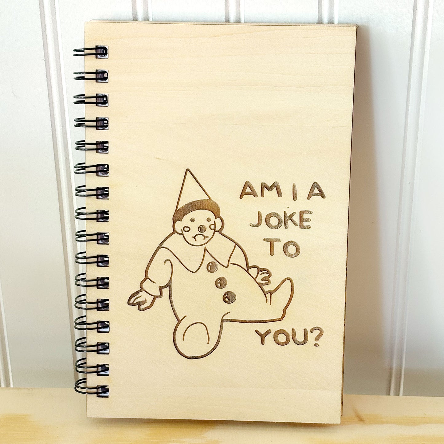 Am I A Joke To You? Sketchbook Notebook Cover - Glowforge