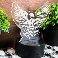American Pride Bald Eagle LED Nightlight Insert - Glowforge