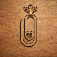 Angel Paperclip Bookmark - Glowforge