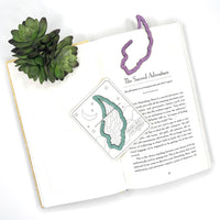 Angel Wing Shaped Bookmark with Card Backer - Paperclip - Snack Bag Closure - Glowforge
