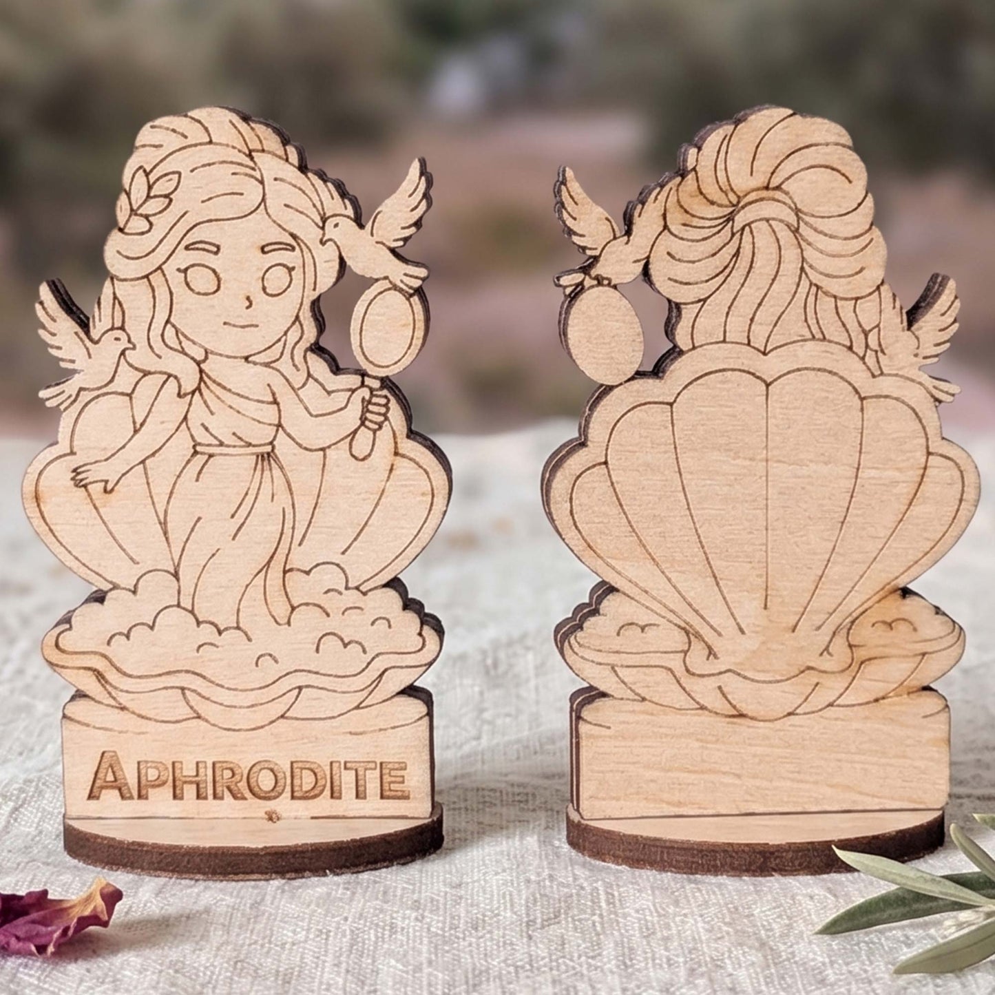 Aphrodite Greek Goddess of Love - Tabletop Figurine, Beauty & Romance Deity - Glowforge