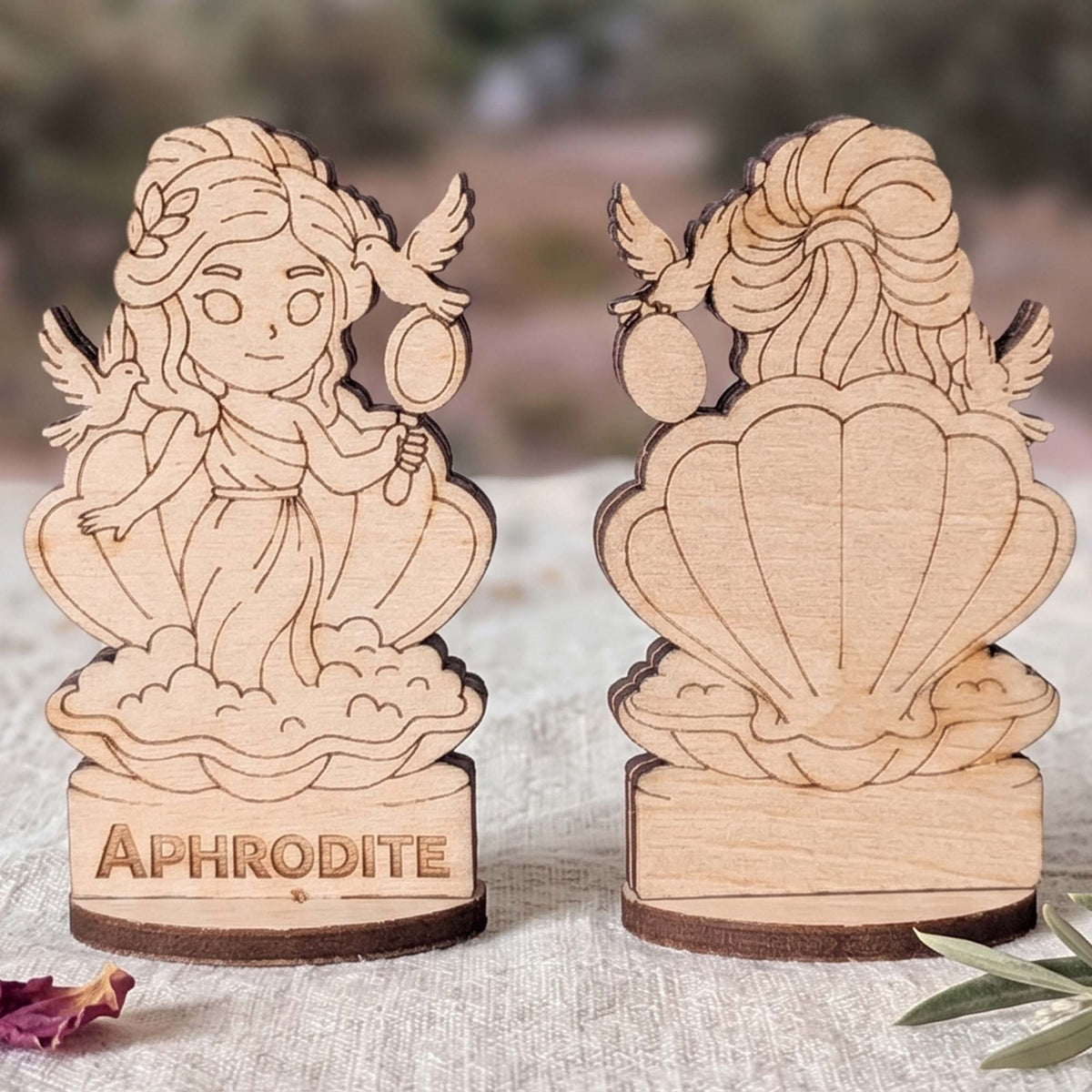 Aphrodite Greek Goddess of Love - Tabletop Figurine, Beauty & Romance Deity - Glowforge