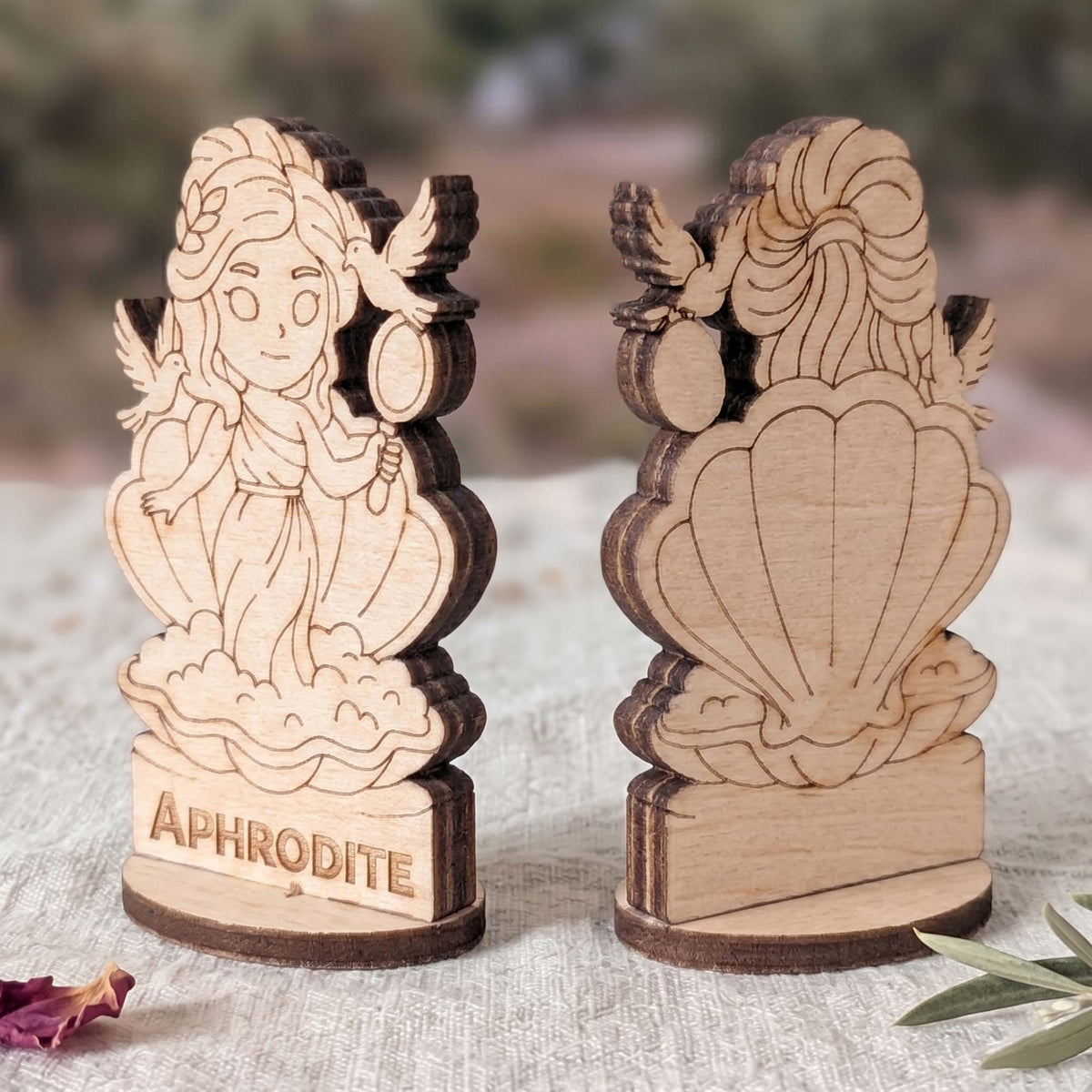 Aphrodite Greek Goddess of Love - Tabletop Figurine, Beauty & Romance Deity - Glowforge