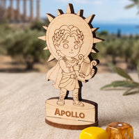 Apollo Greek God of the Sun - Tabletop Figurine, Light & Music Deity - Glowforge