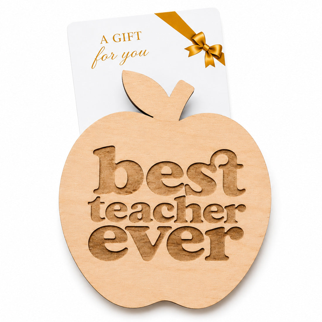 Apple Gift Card Holder for Teachers Appreciation - Glowforge