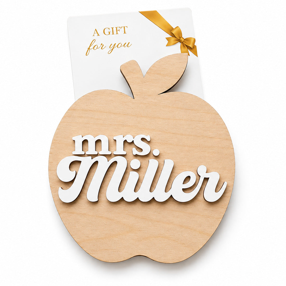 Apple Gift Card Holder for Teachers Appreciation - Glowforge