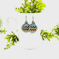 Aquarius Zodiac Astrology Dangle Earrings - Glowforge
