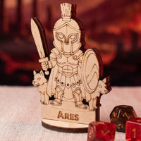 Ares Greek God of War - Tabletop Figurine, Battle Warrior & Mythology Deity - Glowforge