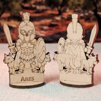 Ares Greek God of War - Tabletop Figurine, Battle Warrior & Mythology Deity - Glowforge
