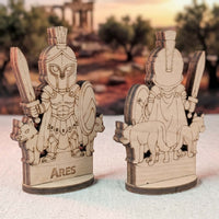 Ares Greek God of War - Tabletop Figurine, Battle Warrior & Mythology Deity - Glowforge