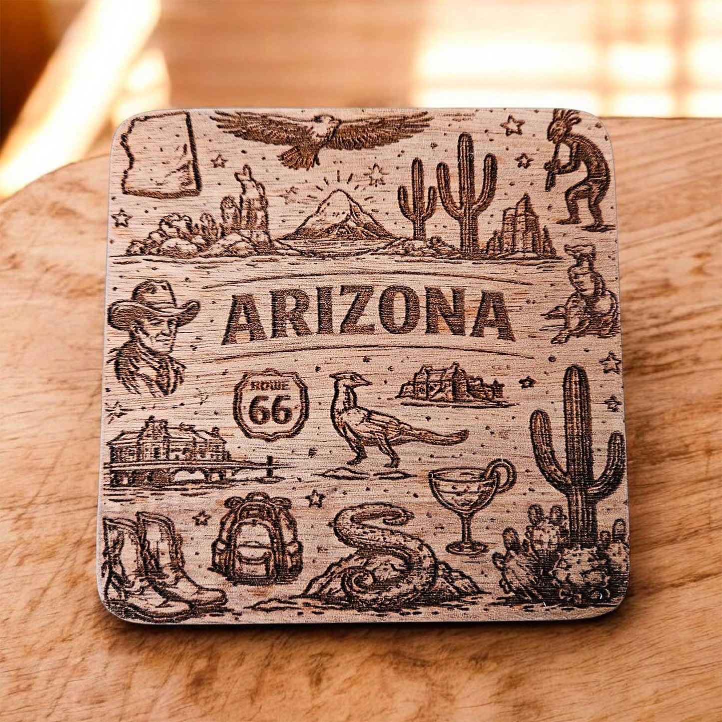 Arizona Coaster Design - Glowforge