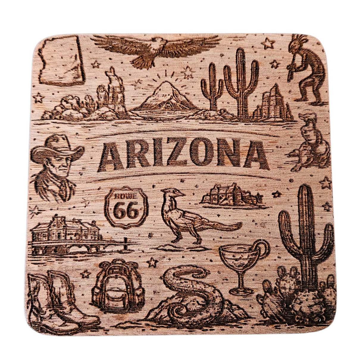 Arizona Coaster Design - Glowforge