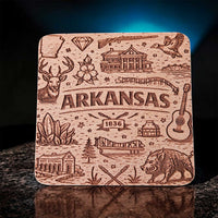 Arkansas Coaster Design - Glowforge