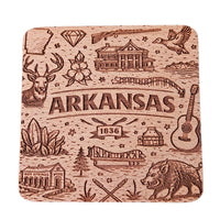 Arkansas Coaster Design - Glowforge