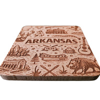Arkansas Coaster Design - Glowforge