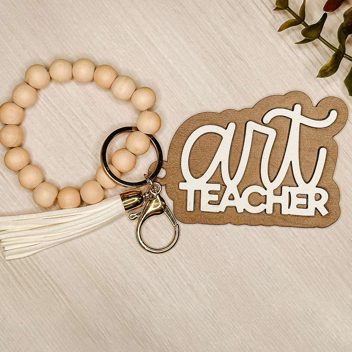 Art Teacher Layered Keychain – Glowforge Shop