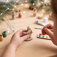 Artie Christmas Decorator - Festive Elf Figure for Play & Painting - Glowforge