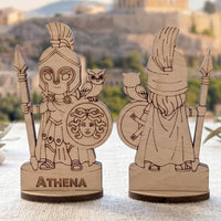 Athena Greek Goddess of Wisdom - Tabletop Figurine - Glowforge