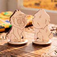 Baboon Toy - Safari Monkey Figure for Kids’ Play & Painting - Glowforge