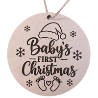 Baby's First Christmas Ornament - Glowforge