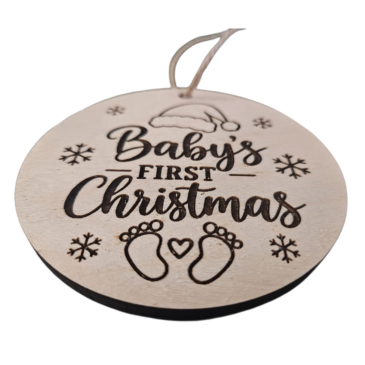 Baby's First Christmas Ornament - Glowforge