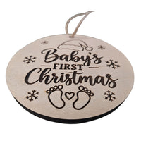 Baby's First Christmas Ornament - Glowforge