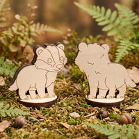 Badger Educational Toy - Forest Animal Figure for Learning & Play - Glowforge