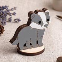 Badger Educational Toy - Forest Animal Figure for Learning & Play - Glowforge